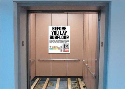 楼字电梯广告易于进入百姓视野